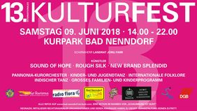 13. Internationales Kulturfest am 09.06.2018 in Bad Nenndorf
